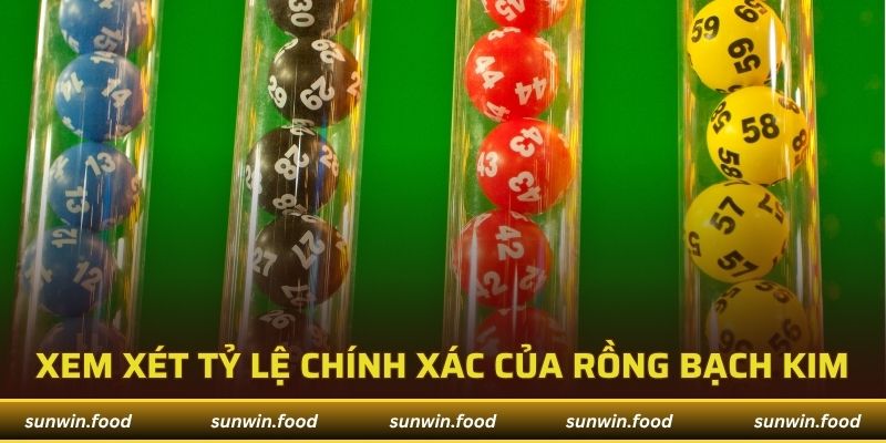 Soi Cầu Rồng Bạch Kim - Chiến Thuật Cơ Bản Trúng Độc Đắc 4 Xem xét về tỷ lệ chính xác của rồng bạch kim